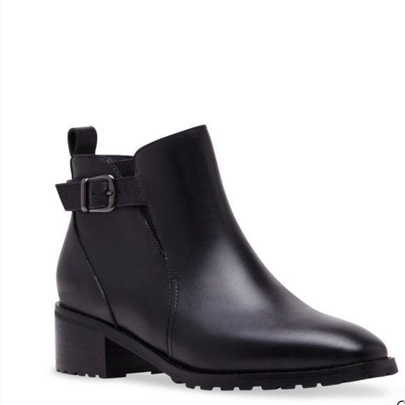 Black Leather Beautiful Blondo Sullivan Waterproof Bootie 8.5 - Picture 1 of 12